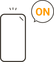 電源をON