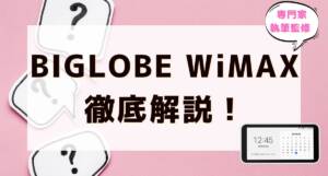 BIGLOBE WiMAXMV