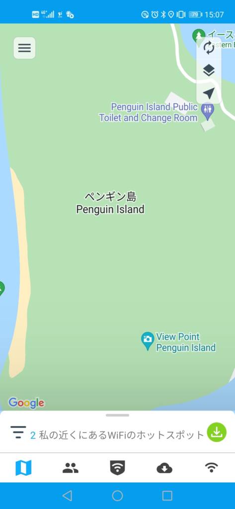 ペンギン島地図
