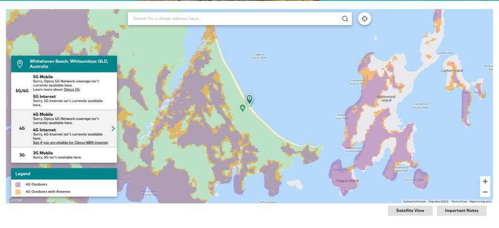 オーストラリア旅行にはレンタルWiFiがおすすめ!日本と比較したインターネット事情も解説 17 ホワイトヘブンビーチ/グレートバリアリーフOptus