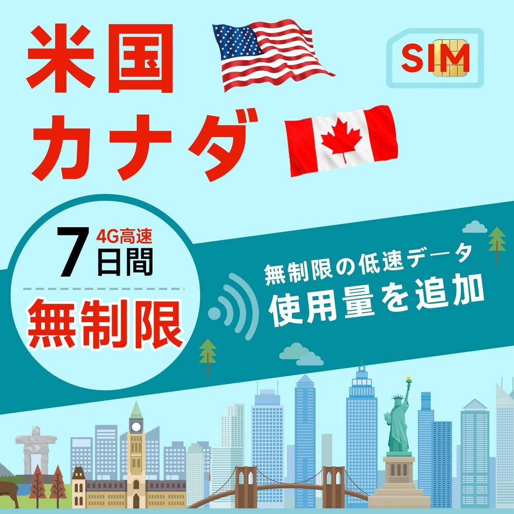 アメリカ旅行におすすめのSIMカード